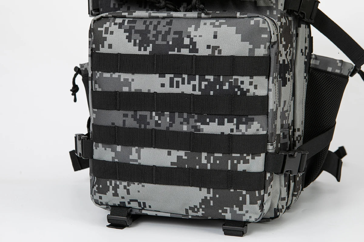 45L Tactical Backpack Hunting Rucksack with Dual Cup Holders  Outdoor camping equipment back pack Hiking Survival Rucksack