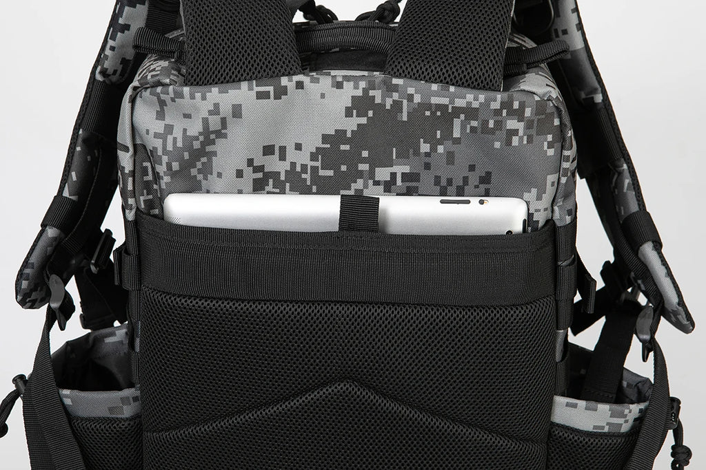 45L Tactical Backpack Hunting Rucksack with Dual Cup Holders  Outdoor camping equipment back pack Hiking Survival Rucksack