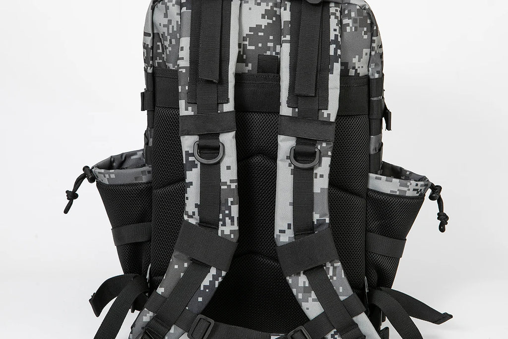 45L Tactical Backpack Hunting Rucksack with Dual Cup Holders  Outdoor camping equipment back pack Hiking Survival Rucksack